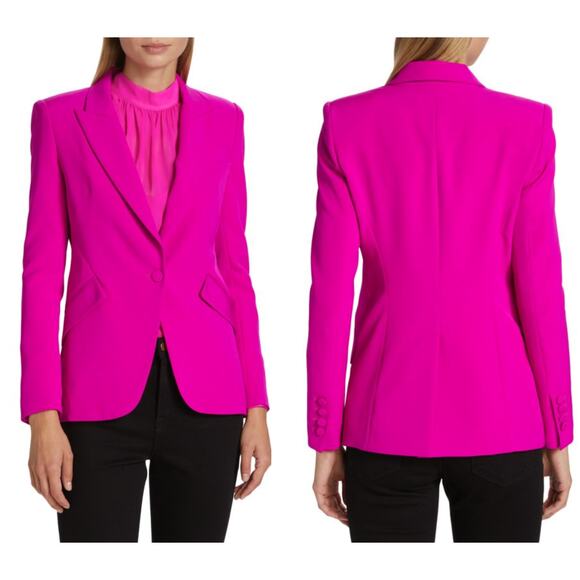 Generation‎ Love Hudson Stretch Crepe Blazer in Pink - Picture 1 of 6